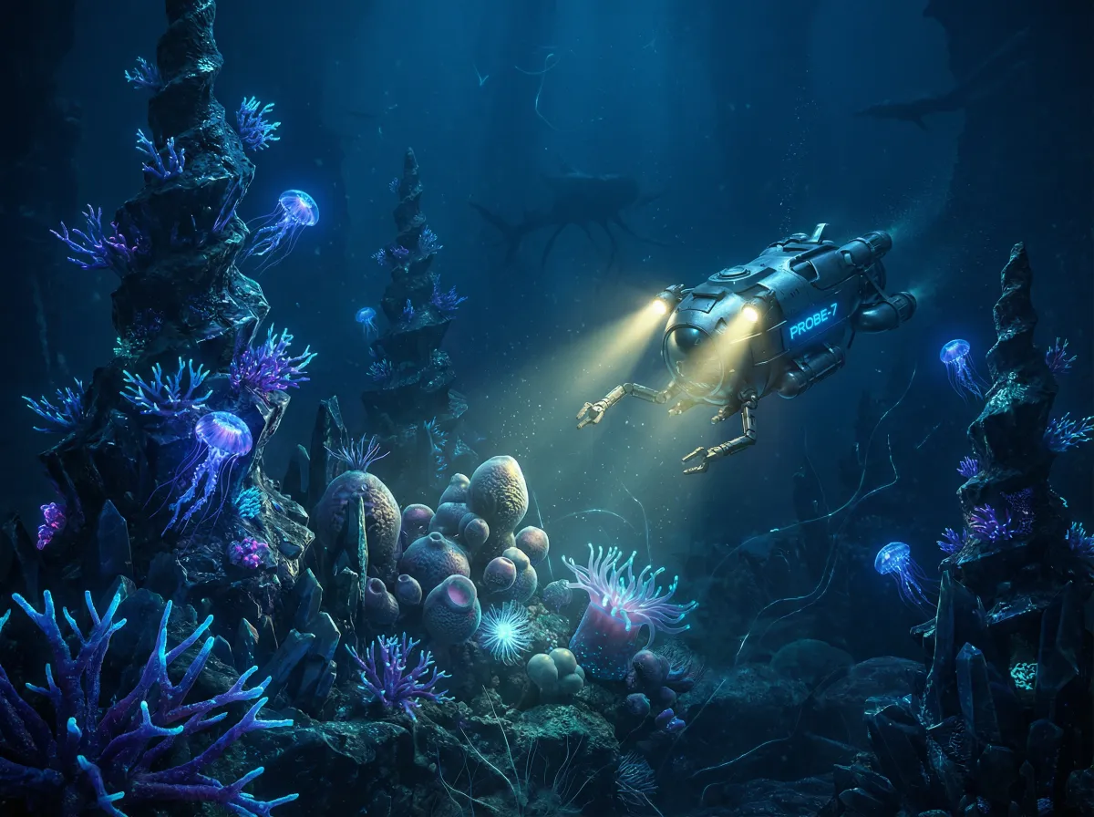 深海海沟探测器搜索 - 灰姑娘为了礼服被树做了